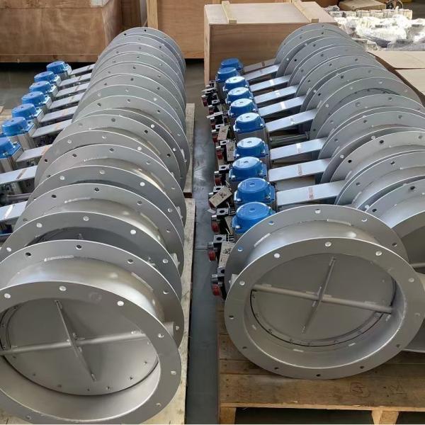 Damper for gases